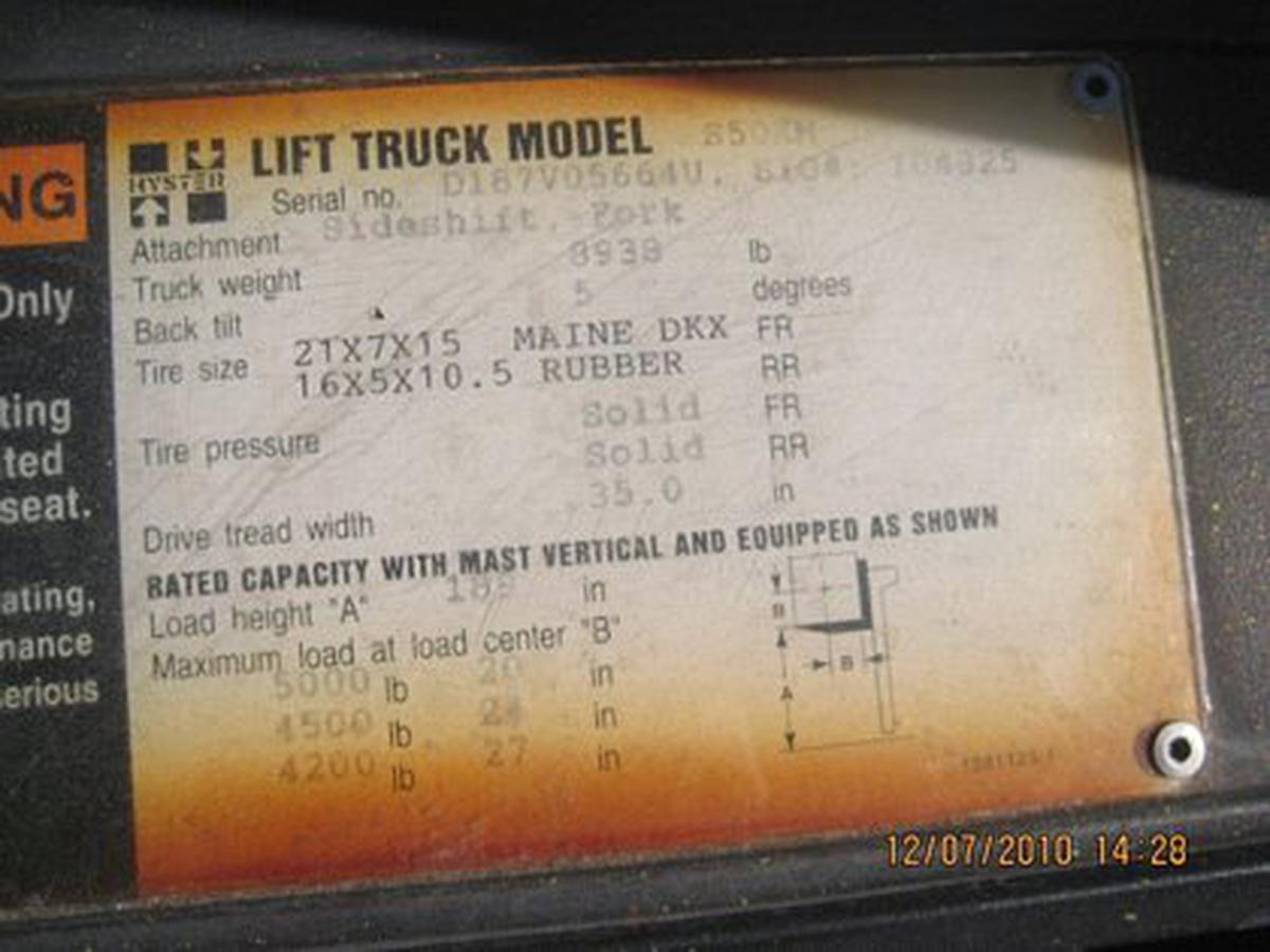 1997 Hyster 50