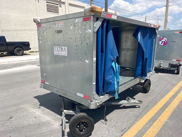 Baggage Carts Closed Iscar BCL-8 Galvanized 2023