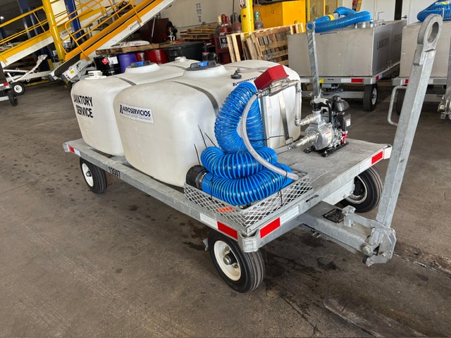 Lavatory Service Cart STD-LC-155-155 Galvanized