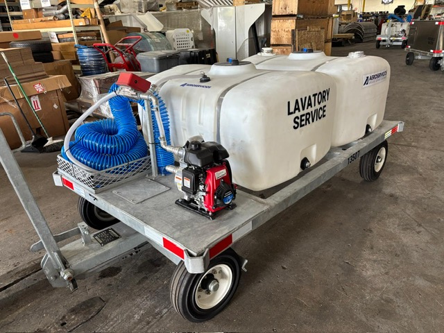 Lavatory Service Cart STD-LC-155-155 Galvanized