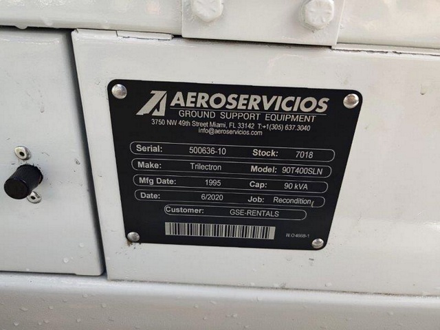 Ground Power Unit Trilectron 90T400SLN - 90 kVA