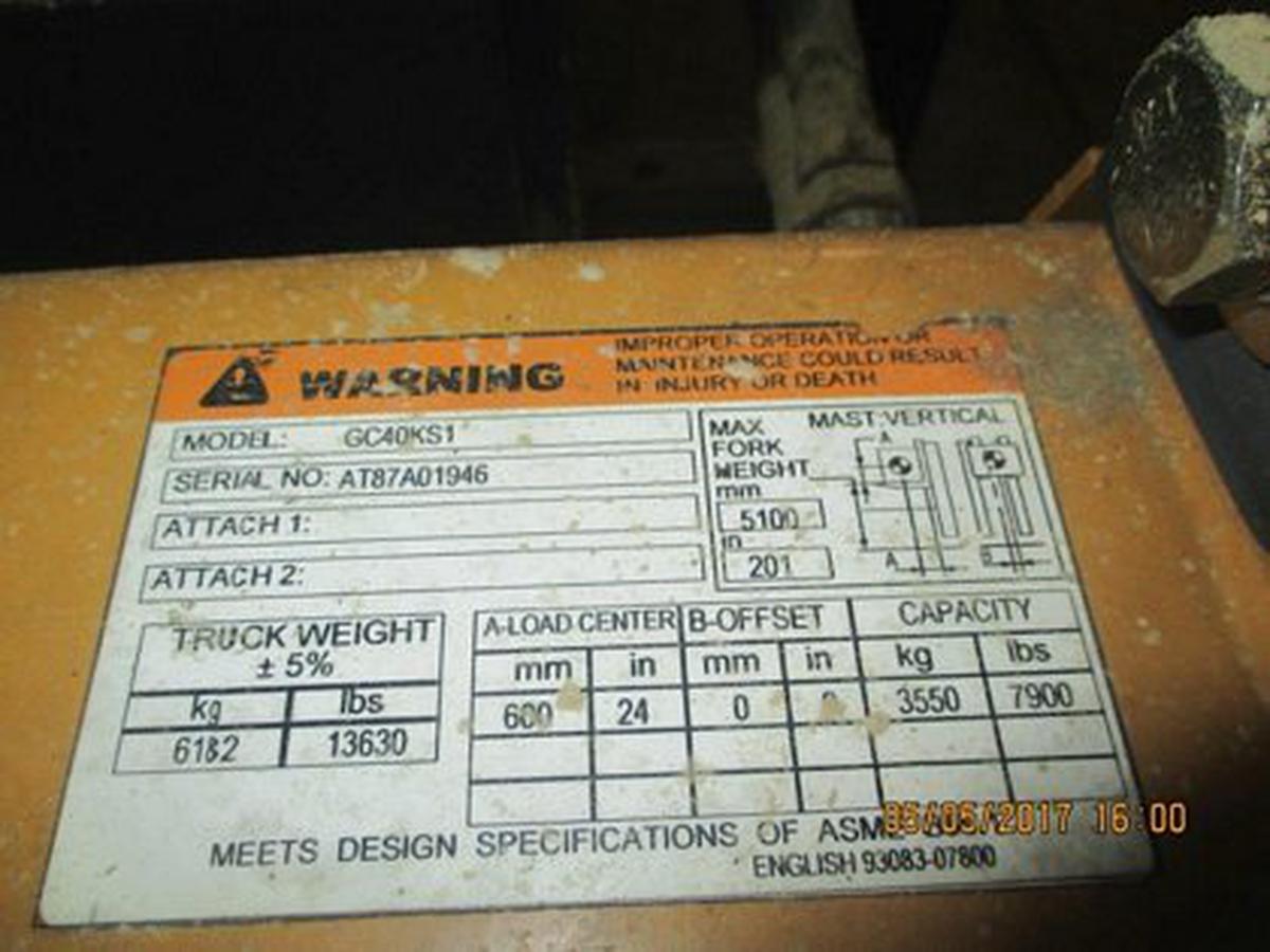 N/A Caterpillar GC40KS1