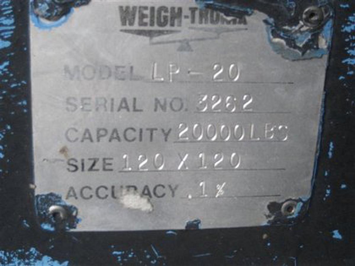 Low Profile Digital Scale Weigh-Tronix LP-20