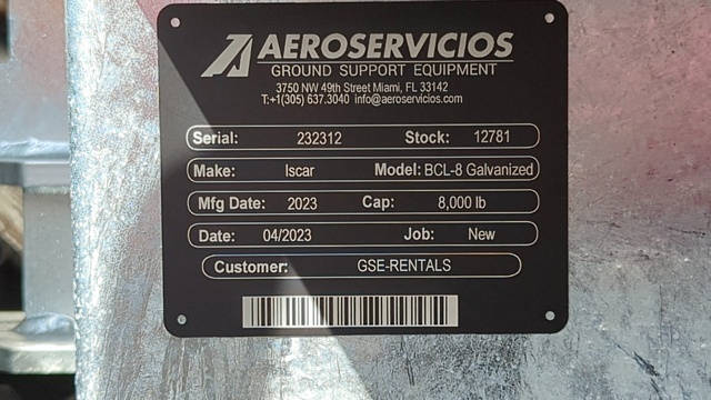 Baggage Carts Closed Iscar BCL-8 Galvanized 2023