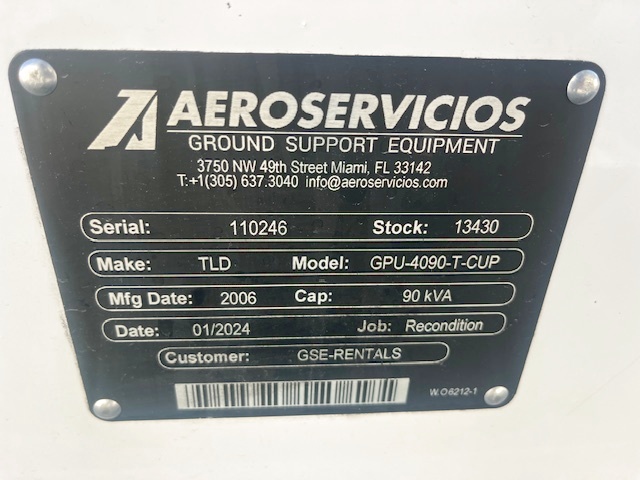 Ground Power Unit TLD GPU 4090-T-CUP