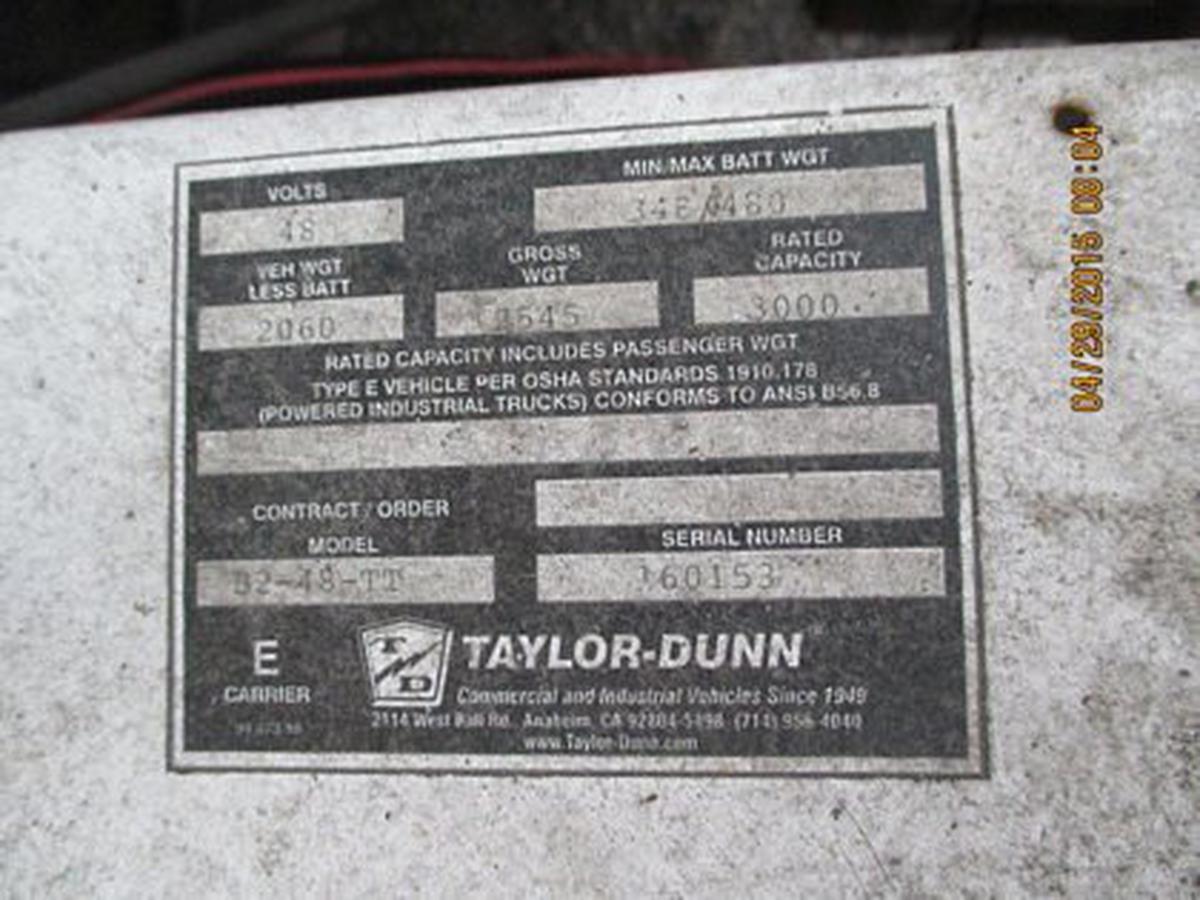2004 Taylor-Dunn B2-48-TT