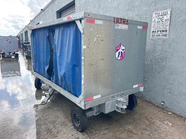 Baggage Carts Closed Iscar BCL-8 Galvanized 2023