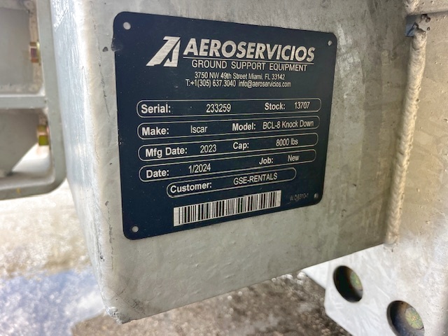 Baggage Carts Closed Iscar BCL-8 Galvanized 2023