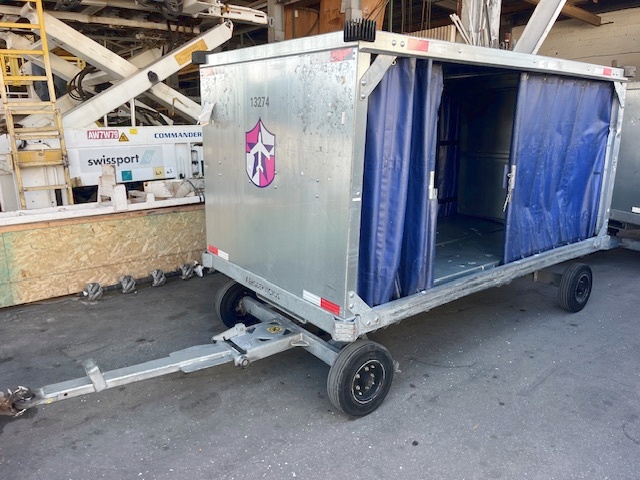 Baggage Carts Closed Iscar BCL-8 Galvanized 2023