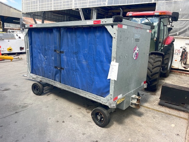Baggage Carts Closed Iscar BCL-8 Galvanized 2020