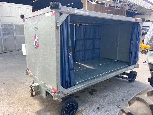 Baggage Carts Closed Iscar BCL-8 Galvanized 2020