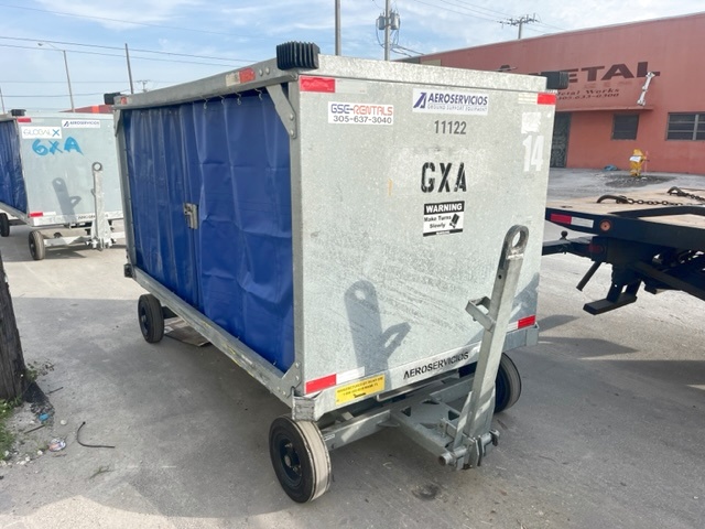 Baggage Carts Closed Iscar BCL-8 Galvanized 2021