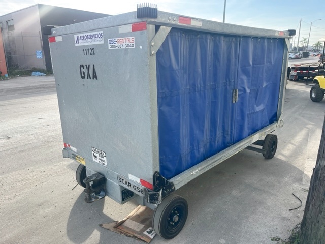 Baggage Carts Closed Iscar BCL-8 Galvanized 2021
