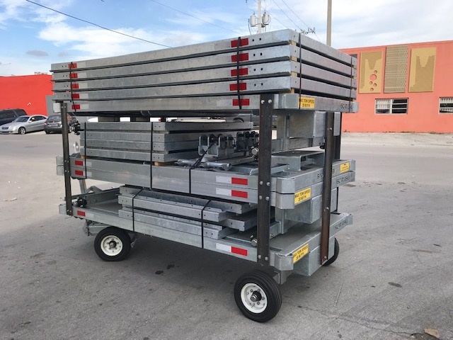 Baggage Carts Closed Iscar BCL-8 Galvanized