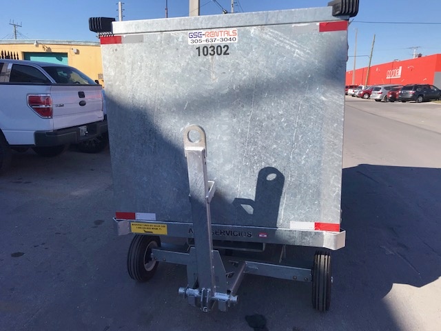 Baggage Carts Closed Iscar BCL-8 Galvanized