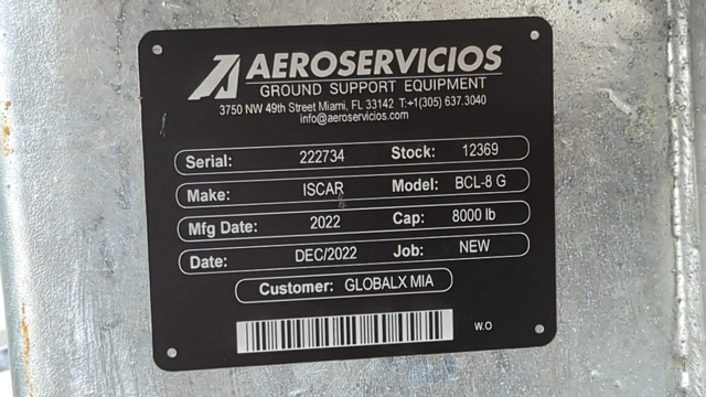 Baggage Carts Closed Iscar BCL-8 Galvanized 2022