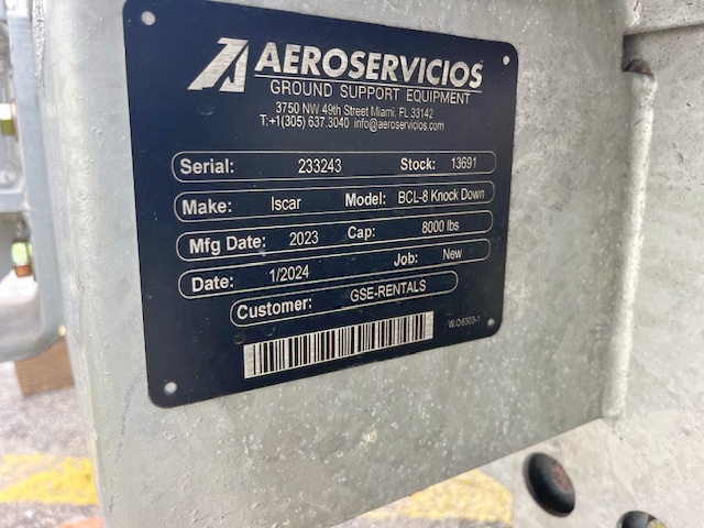 Baggage Carts Closed Iscar BCL-8 Galvanized 2023