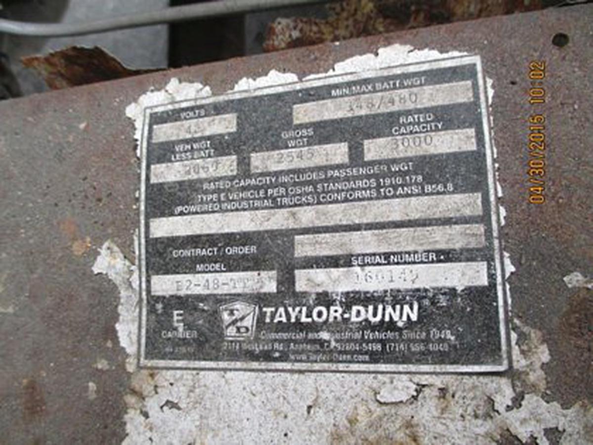 Utility Vehicle Taylor Dunn/ B2-48-TT