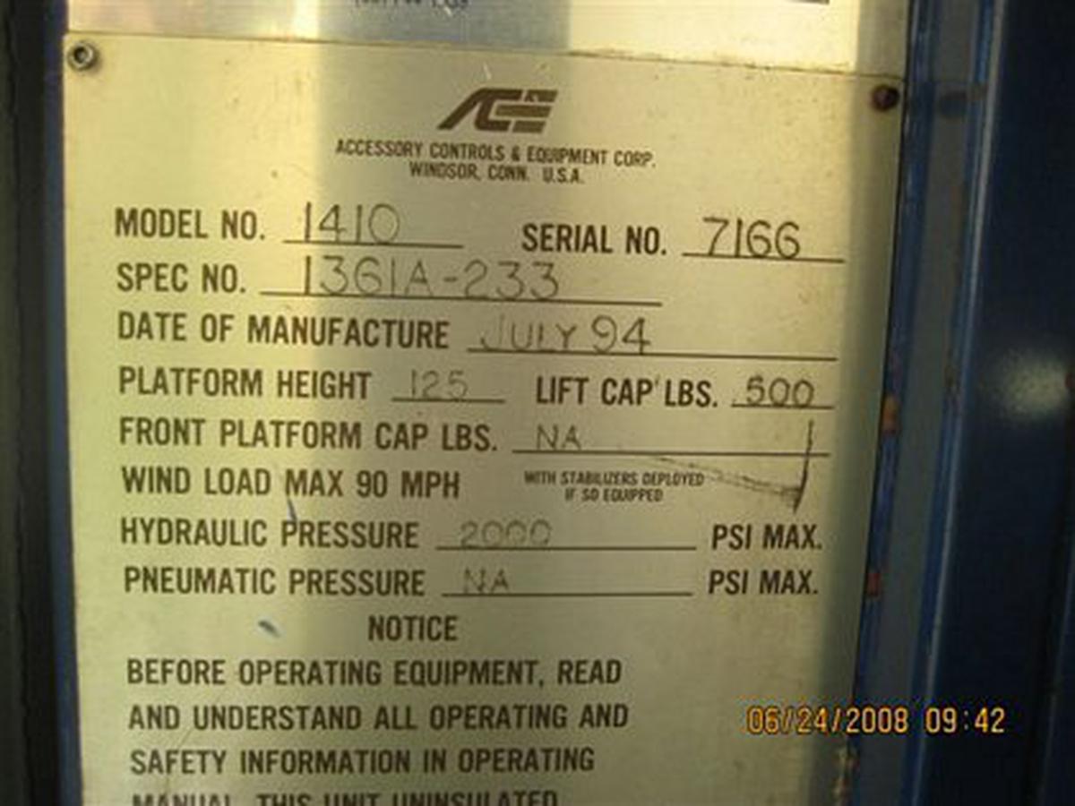 Lavatory Truck ACE 1410-5030