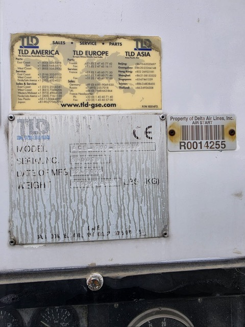 Air Start Unit TLD/ACE-600-100 DUP