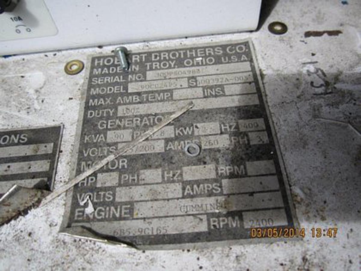 Ground Power Unit Hobart 90CU24P5 - 90 kVA