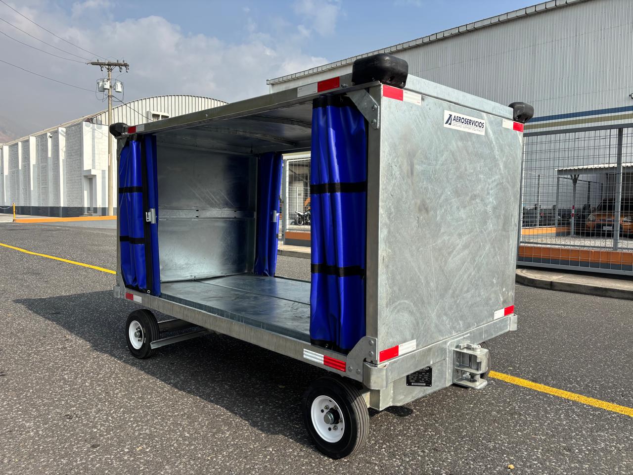 Baggage Carts Closed Standard GSE STD-BCC-4