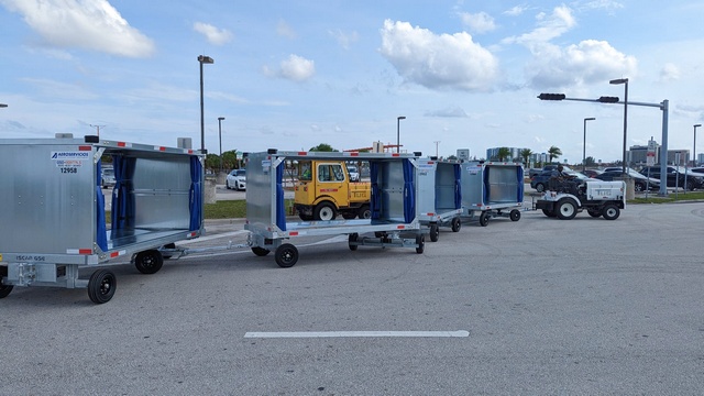 Baggage Carts Closed Iscar BCL-8 Galvanized 2023