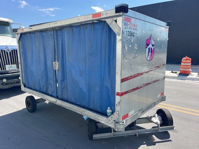 Baggage Carts Closed Iscar BCL-8 Galvanized 2023