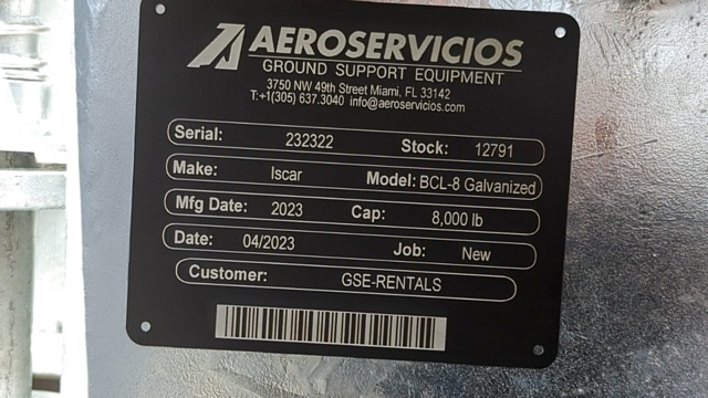Baggage Carts Closed Iscar BCL-8 Galvanized 2023