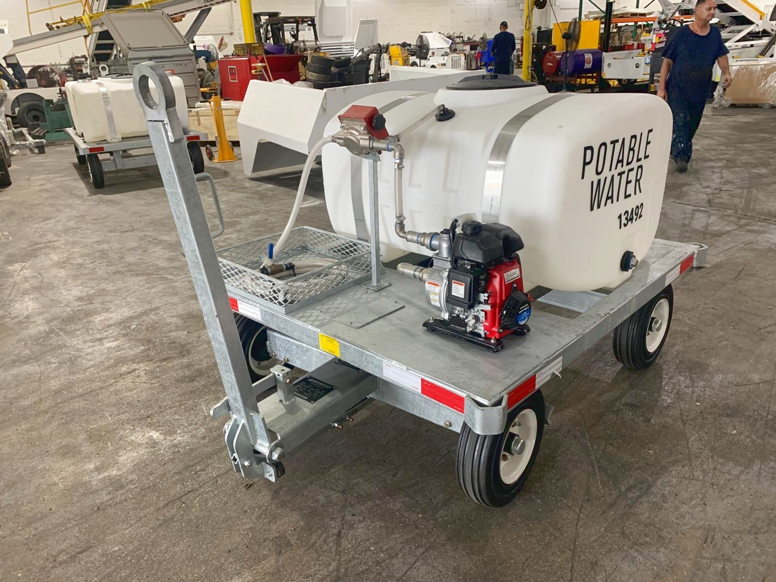 Potable Water Service Cart STD-PC-155 Galvanized